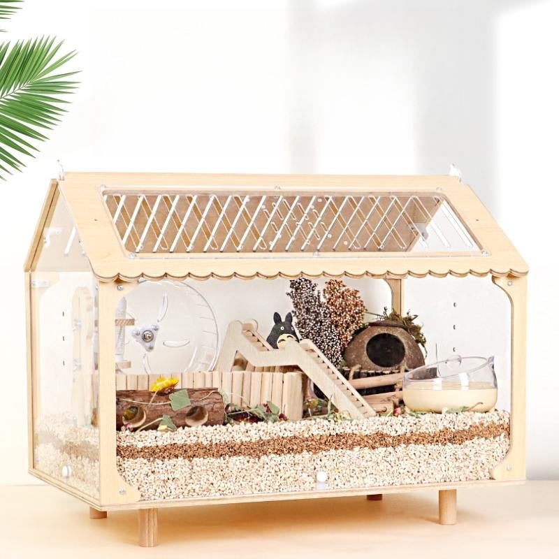 Hamster Cage Setup 101 Everything You Need to Know wood hamster cage