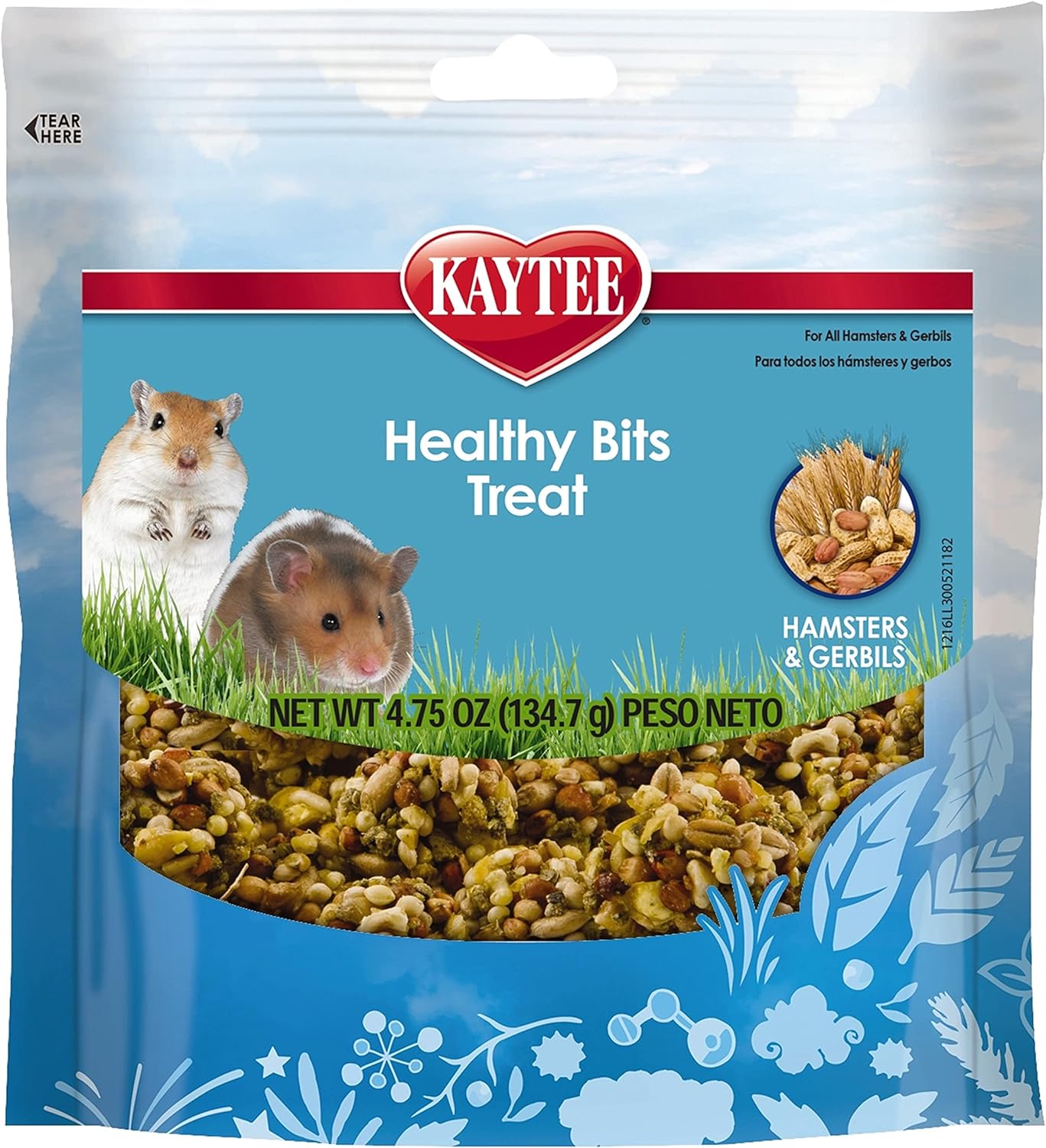 Kaytee Healthy Bits Treat - Hamster & Gerbil 4.75 oz