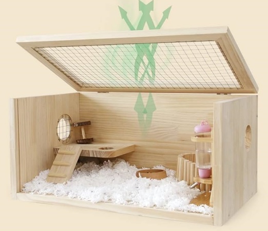 airflow for hamster cage